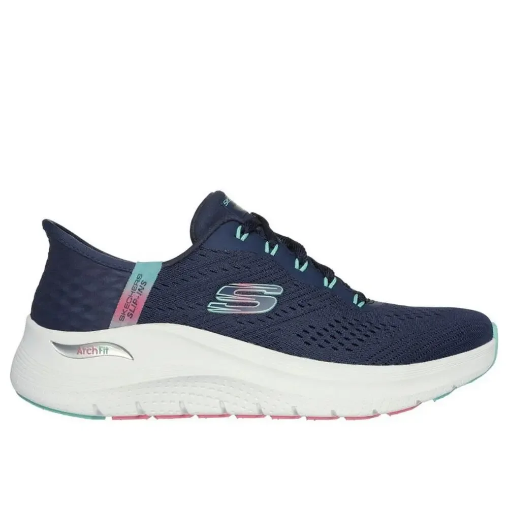 Skechers Easy Chic Slip-ins Arch Fit 2.0 Mesh Sneakers 8W - Picture 2 of 6